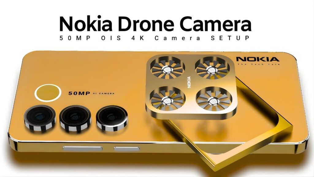 Nokia Flying Phone 2026: smartphone-drone 5G con cámara 4K, 12GB RAM y batería de 6300mAh